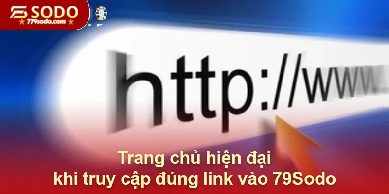 Trang chủ hiện đại khi truy cập đúng link vào 79Sodo